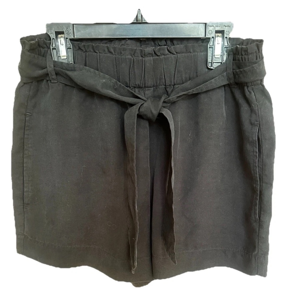 Cloth & Stone Black Paperbag Shorts 100% Tencel NWOT XS